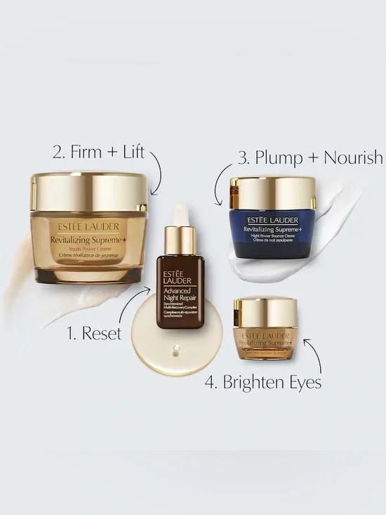 Estée Lauder Lifting & Firming Routine
Revitalizing Supreme+ Skincare Set ~ NEW! - Picture 2 of 7